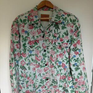 Supreme x Levi's SS16 Floral Roses All Over Print Denim Trucker Jacket Large